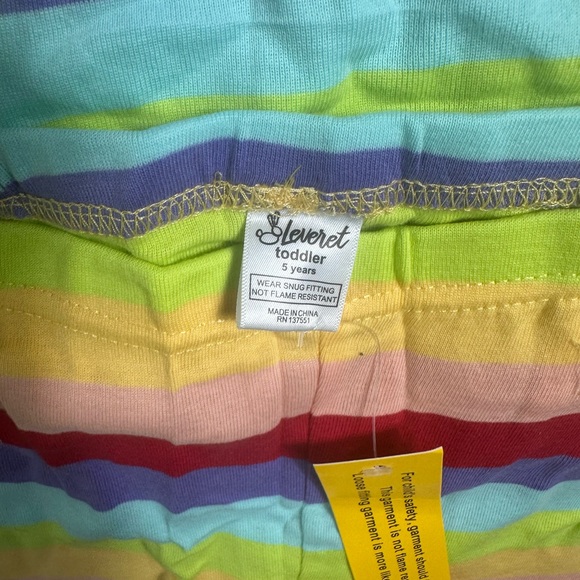 Colorful Striped Kids Matching Set - Picture 3 of 4